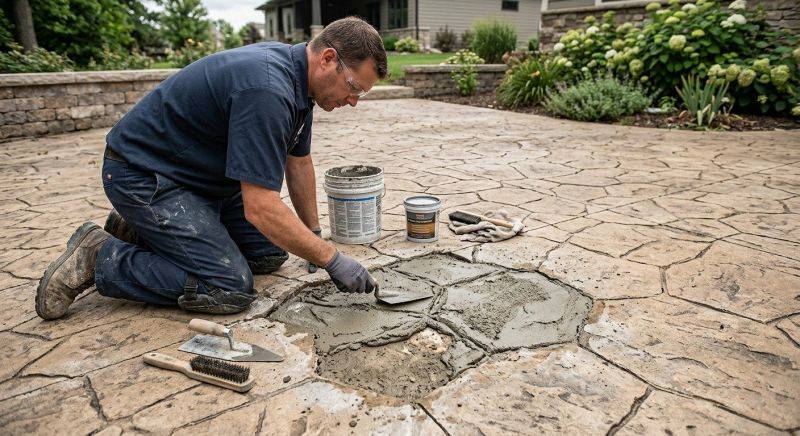 Decorative Concrete Repair in Leesburg, VA